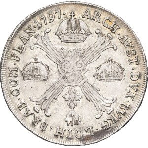 François II (1792-1835). Thaler aux couronnes (Kronenthaler) 1797, H, Günzburg.