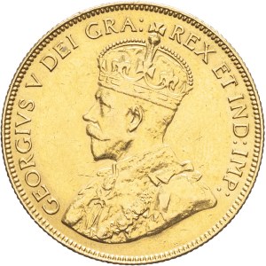 George V (1910–1936). 1913 $10, Ottawa.