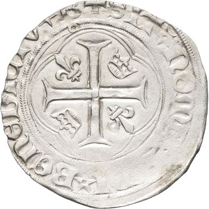 Charles VIII (1483–1498). White with a crown, ND (1488), B, Bourges.