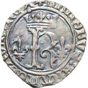Charles VIII (1483-1498). Dizain dit Karolus ND (1492-1498), Saint-Lô.