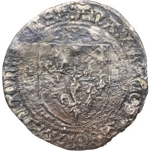 Brittany (Duchy of), Anne, widow of Charles VIII (1498–1499). Gros à l’écu or white, undated, R, Rennes.