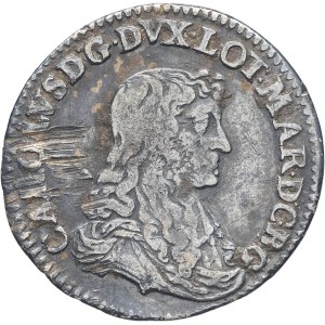 Lorraine (duché de), Charles IV (1625-1675). Demi-teston 1666, Nancy.