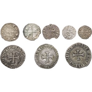 Lot. Lot of 8 feudal coins, undated.