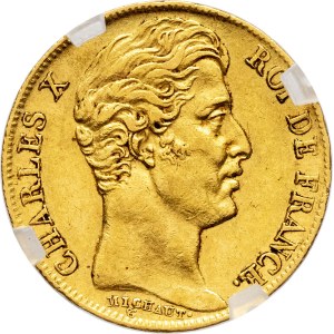 Charles X (1824-1830). 20 francs 1828, W, Lille.