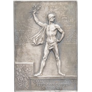 Third Republic (1870–1940). Plaque, Shooting Competition at the Paris World’s Fair, by F. Vernon, 1900, Paris.
