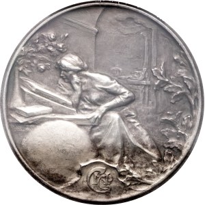 Third Republic (1870–1940). Medal, Nancy Chamber of Commerce, by V. Prouvé, 1913, Paris.