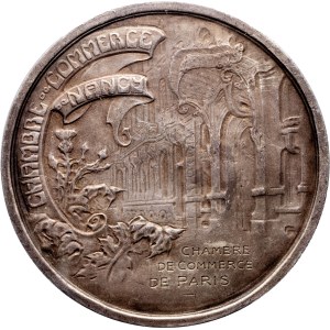 Third Republic (1870–1940). Medal, Nancy Chamber of Commerce, by V. Prouvé, 1913, Paris.