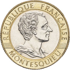 Ve République (1958 à nos jours). 10 francs Montesquieu 1989, Pessac.