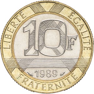 Ve République (1958 à nos jours). 10 francs Montesquieu 1989, Pessac.