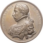 MEDALS - Numismatic Gallery of the Kings of France. Medal, Charles IX, 61st King of France, by Caqué, 1835, Paris.