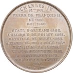 MEDALS - Numismatic Gallery of the Kings of France. Medal, Charles IX, 61st King of France, by Caqué, 1835, Paris.