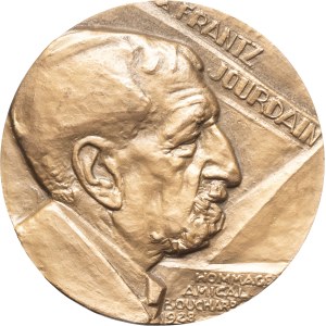 MÉDAILLES - La Bourgogne. Médaille, hommage à Frantz Jourdain, par Henri Bouchard 1928 (1976), Paris.