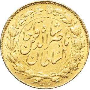 Nassereddine Shah (1848-1896). 2 toman AH 1299 (1882), Teheran.