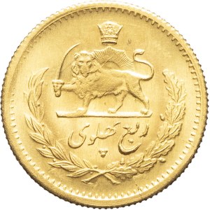 Mohammad Reza Pahlavi (1941–1979). 1/4 Pahlavi SH 1338 (1959), Tehran.