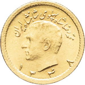 Mohammad Reza Pahlavi (1941-1979). 1/4 pahlavi SH 1348 (1969), Téhéran.