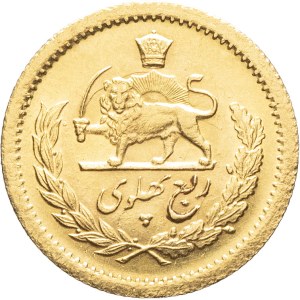 Mohammad Reza Pahlavi (1941-1979). 1/4 pahlavi SH 1348 (1969), Téhéran.