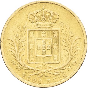 Louis I (1861–1889). 2,000 reis, 1864, Lisbon.