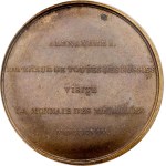 Alexander I (1801–1825). Medal depicting Alexander I visiting the Mint, by B. Andrieu, 1814, Paris.