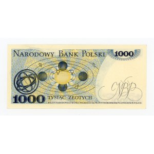 People's Republic of Poland, 1,000 zlotys, 1975 F (524)
