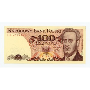 PRL, 100 złotych 1982 LK (530)