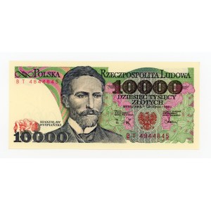 Poľská ľudová republika, 10 000 zlotých, 1988, BT (537)