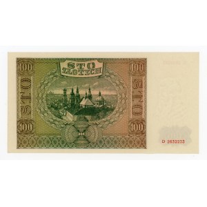 GG, 100 zlotych 1941 D (541)