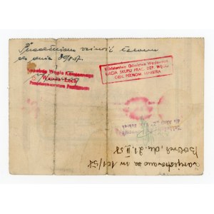 Talon za 1 tonę węgla - do specjalnych sklepów górniczych, 1957 (564)