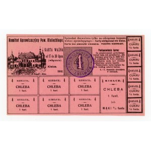 Kielce County, Bread Card No. 4 from 1916 (575)