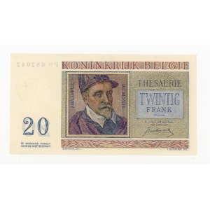 Belgium, 20 francs, 1950 (599)