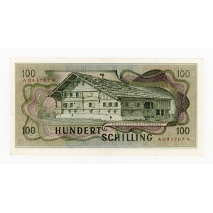 Rakousko, 100 šilinků, 1969 (606)