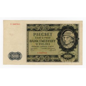 GG, 500 zlotych 1940 A (817)
