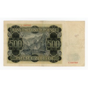 GG, 500 zlotych 1940 A (817)