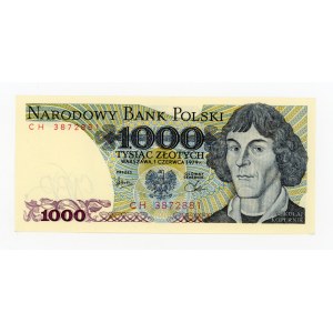 People's Republic of Poland, 1,000 zlotys, 1979 CH (615)