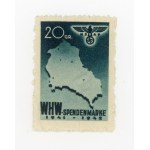 GG, WHW Charity Stamp 1941–1942, NSDAP charity stamp for 20 gr. (617)