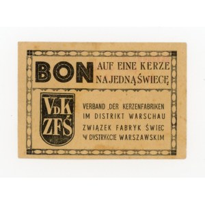 GG, Warsaw District, voucher for 1 candle (627)