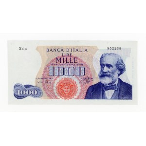 Itálie, 1 000 lir, 1963 (631)