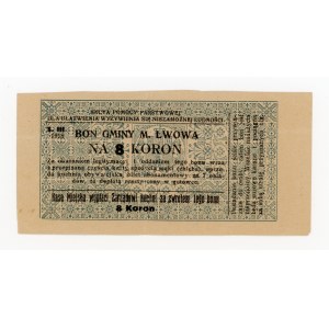 Lviv, 8-korona voucher, 1918 (640)
