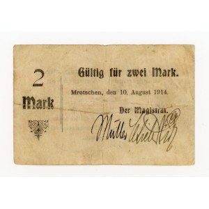 Mrocza/Mrotschen, 2 marks, 1914 (642)