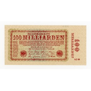 Germany, 100 billion marks, 1923 (671)