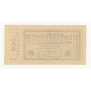 Germany, 100 billion marks, 1923 (671)