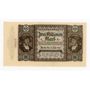 Germany, 2 million marks, 1923 (672)