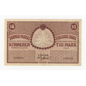 Finland, 10 marks, 1909 (693)