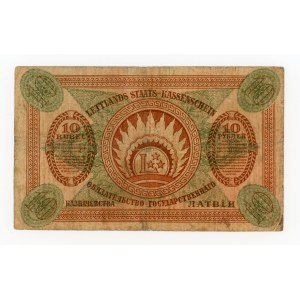 Łotwa, 10 Rubli 1919 (696)