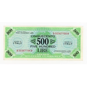 Italy, 500 lire, 1943 A (726)
