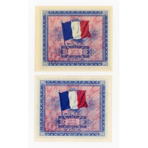 France, 2 and 10 francs, 1944 (745)