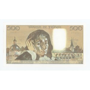 France, 500 francs, 1989 (779)