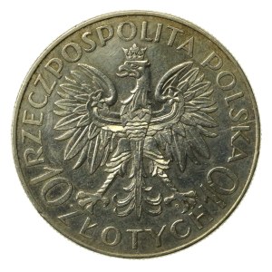 Second Polish Republic, 10 zlotych, 1933, Romuald Traugutt (107)