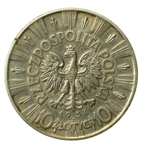 Seconda Repubblica Polacca, 10 zloty 1934 Piłsudski (110)
