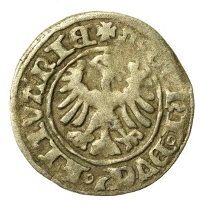 Alexander Jagiellon, Half-grosz, Vilnius—Gothic style. A variant with a rare triple tail (278)