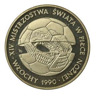 République populaire de Pologne, 500 zlotys 1988, XIVe Coupe du monde de football – Italie 1990 (307)
